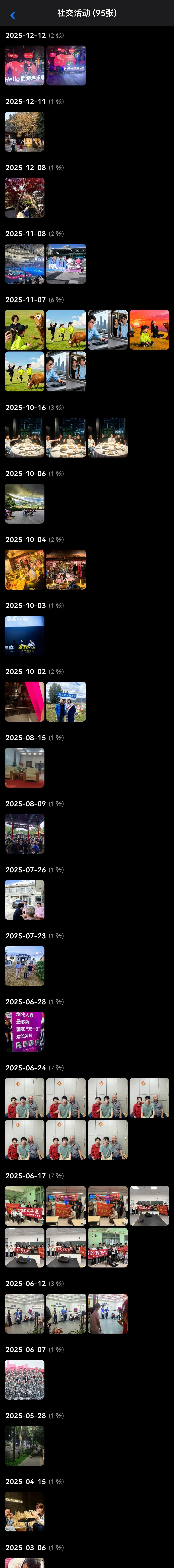 按时间轴浏览分类