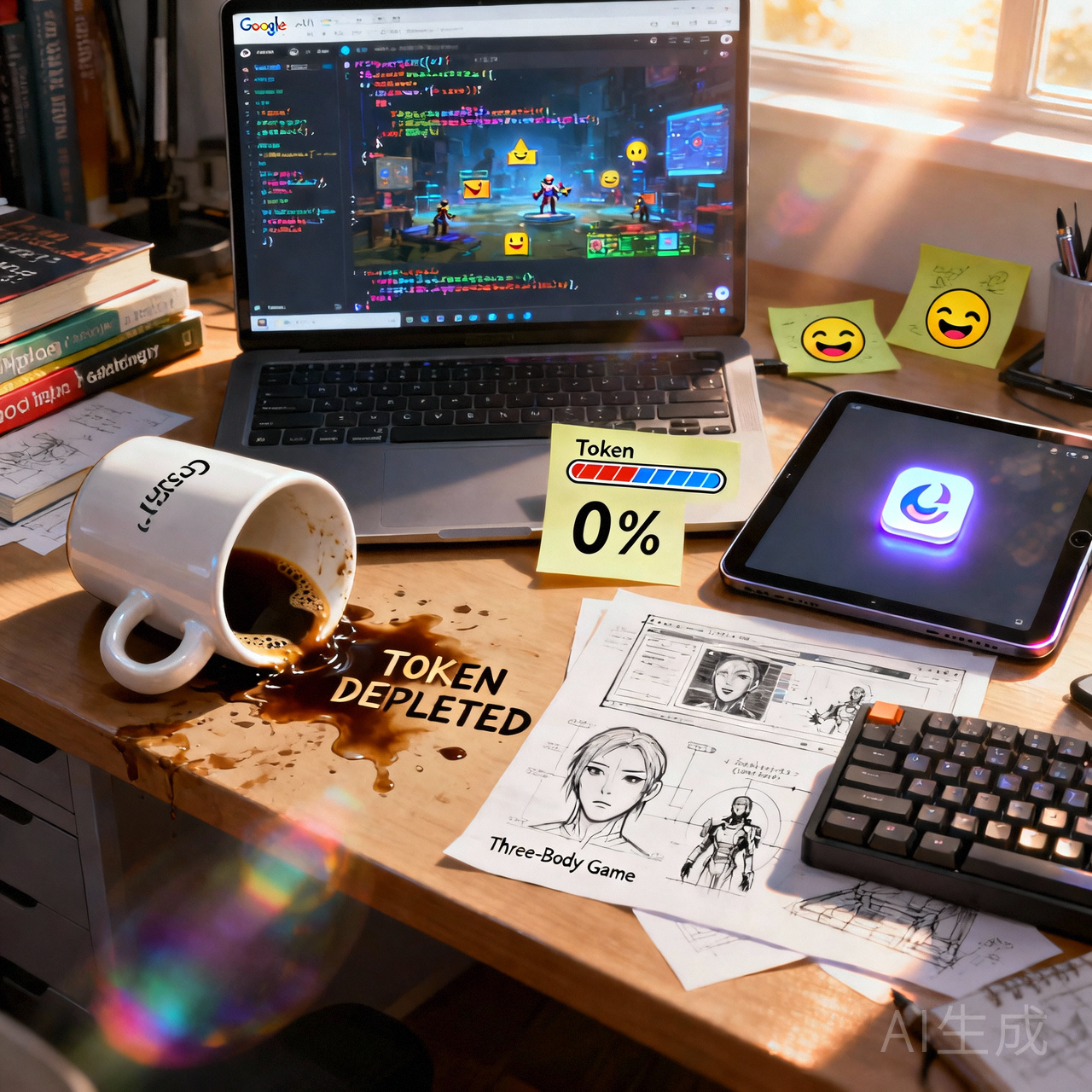 当Cursor Token耗尽后，我探索了Google AI Studio和通义灵码：AI编程体验大不同！